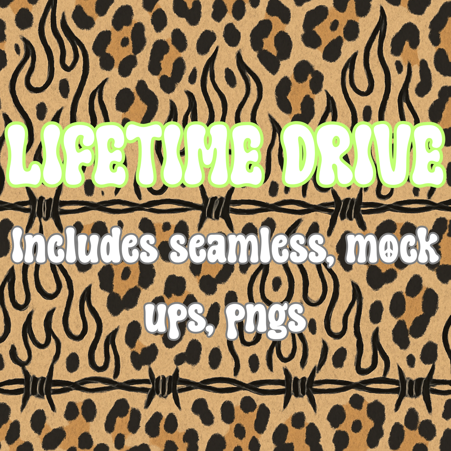 LIFETIME SEAMLESS, PNG, Mockups DRIVE