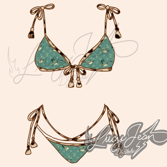 Boujee mallard string bikini PNG- 2026