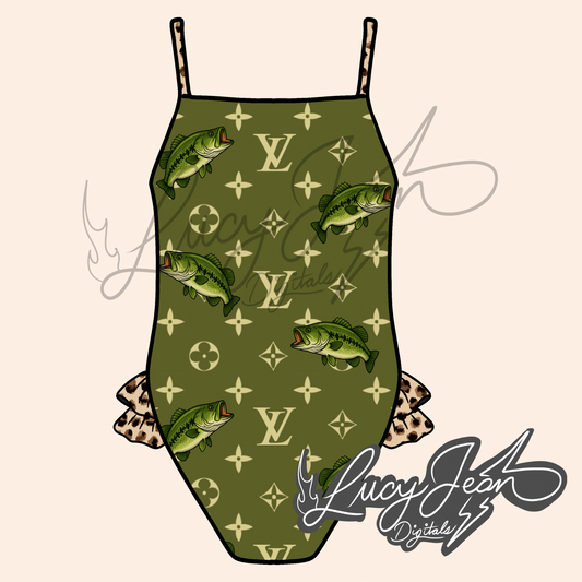 Boujee bass One piece bikini PNG- 2026