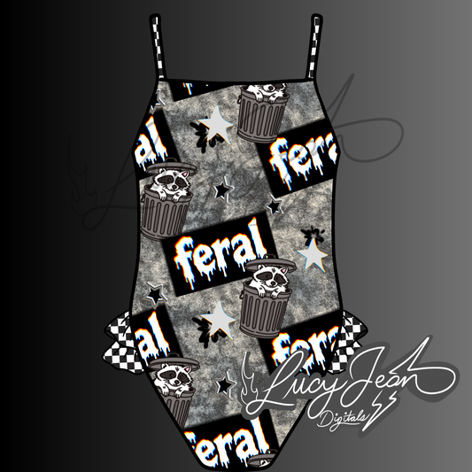 One piece feral bikini PNG- 2026