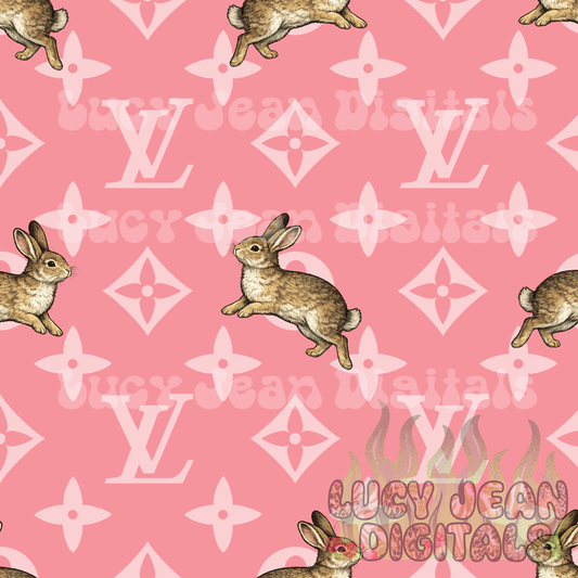 Boujee Bunny pink Seamless File