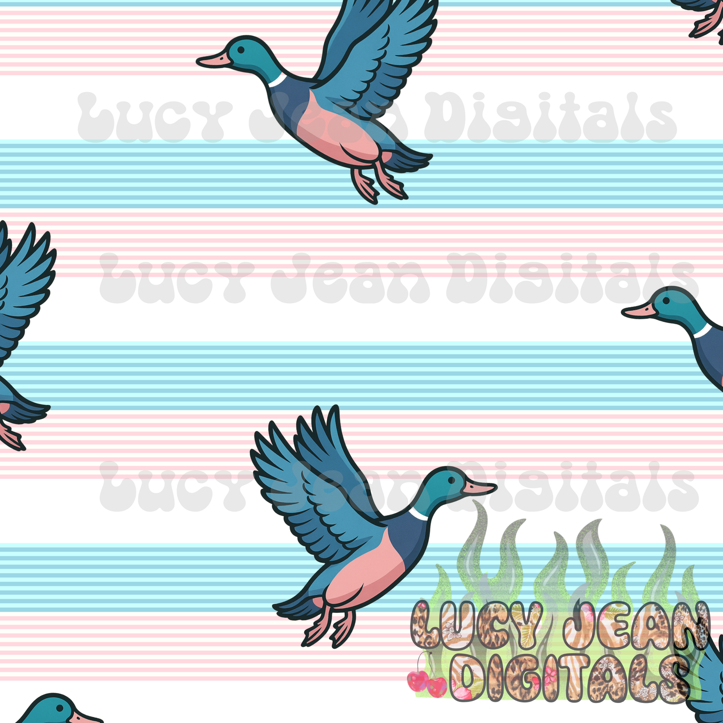 mallard newborn Stripes Seamless File