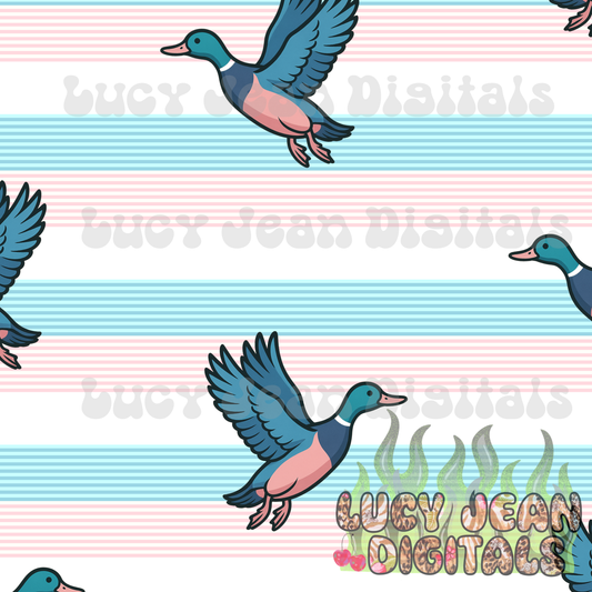 mallard newborn Stripes Seamless File