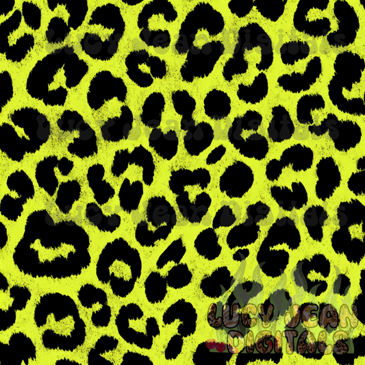 Neon green cheetah Seamless File -2026