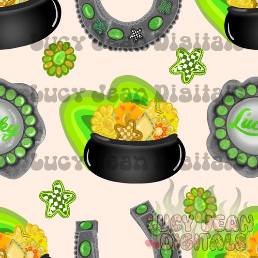 St Patrick’s day conchos Seamless File- 2026
