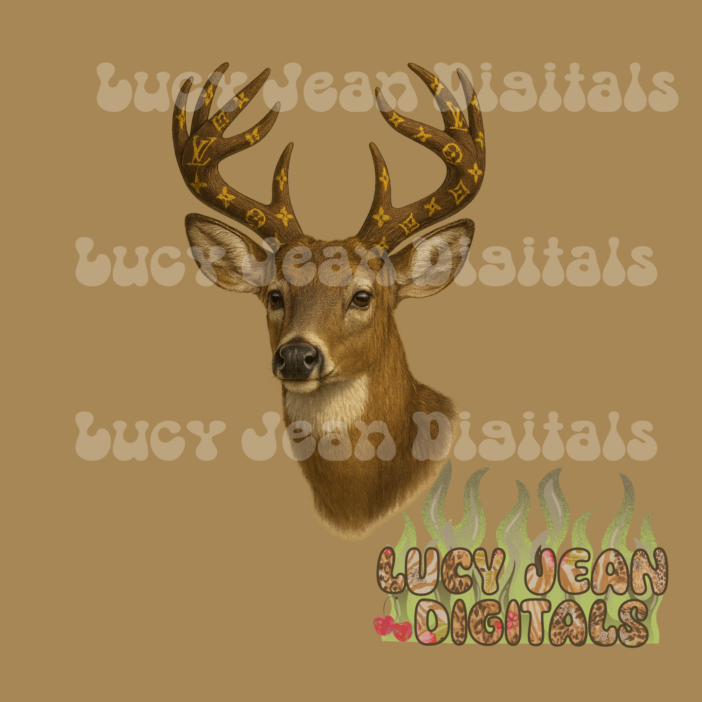 Boujee Deer PNG