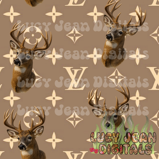 boujee Deer beige Seamless File