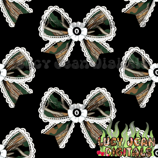 Camo 8ball Bows Seamless File