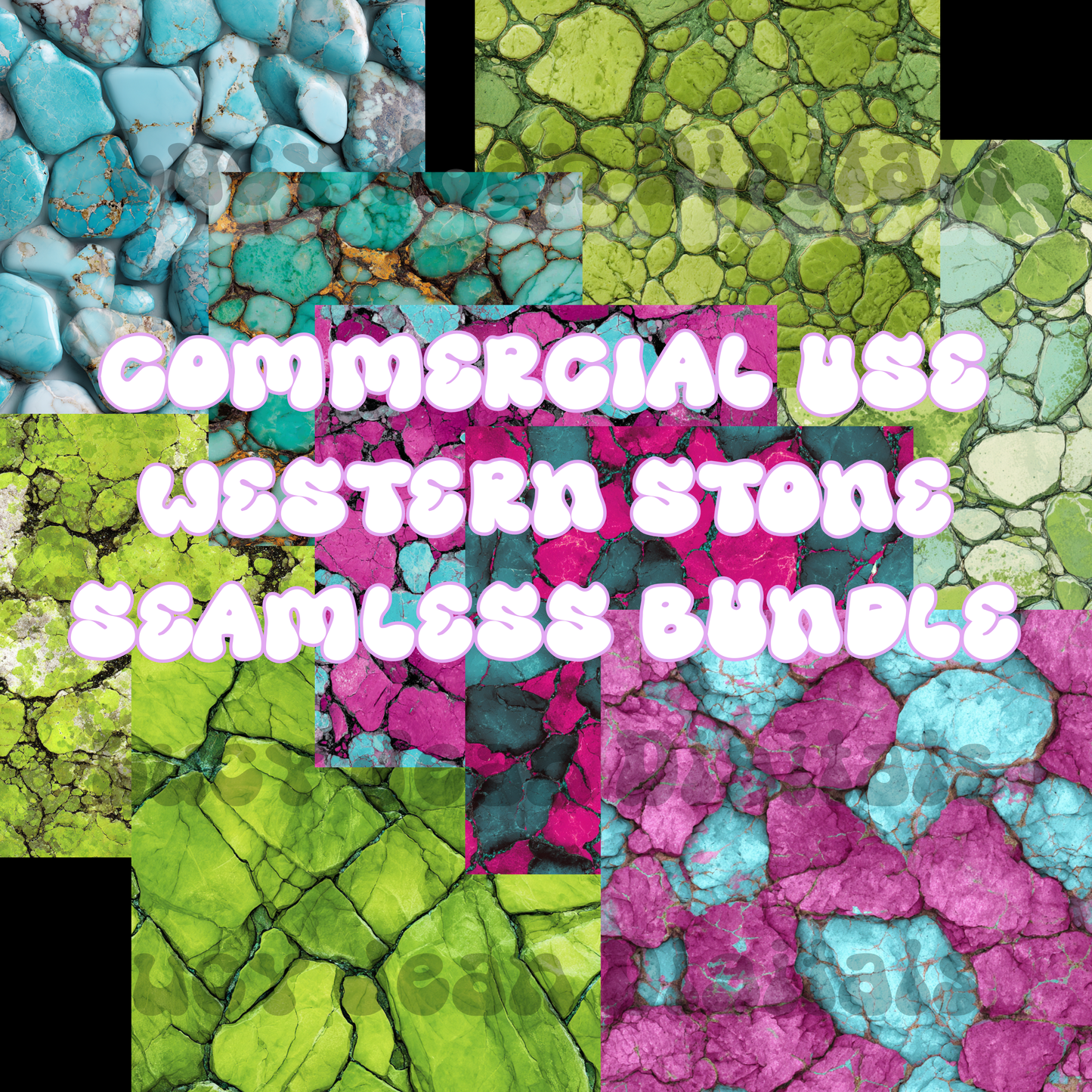 LIMITED Western Stone Seamless Bundle - NO CODES ON THESE