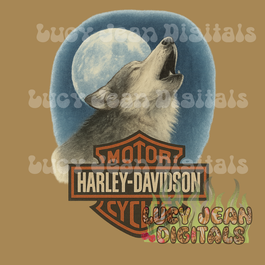 Wolf HD Motorcycle PNG