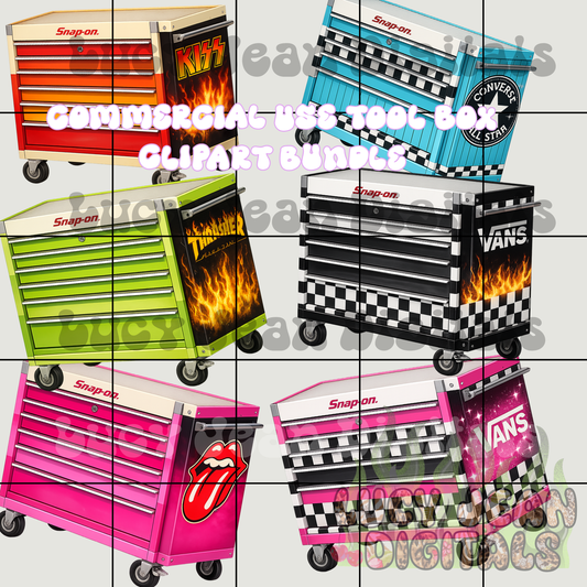 LIMITED tool box clipart Bundle - NO CODES ON THESE