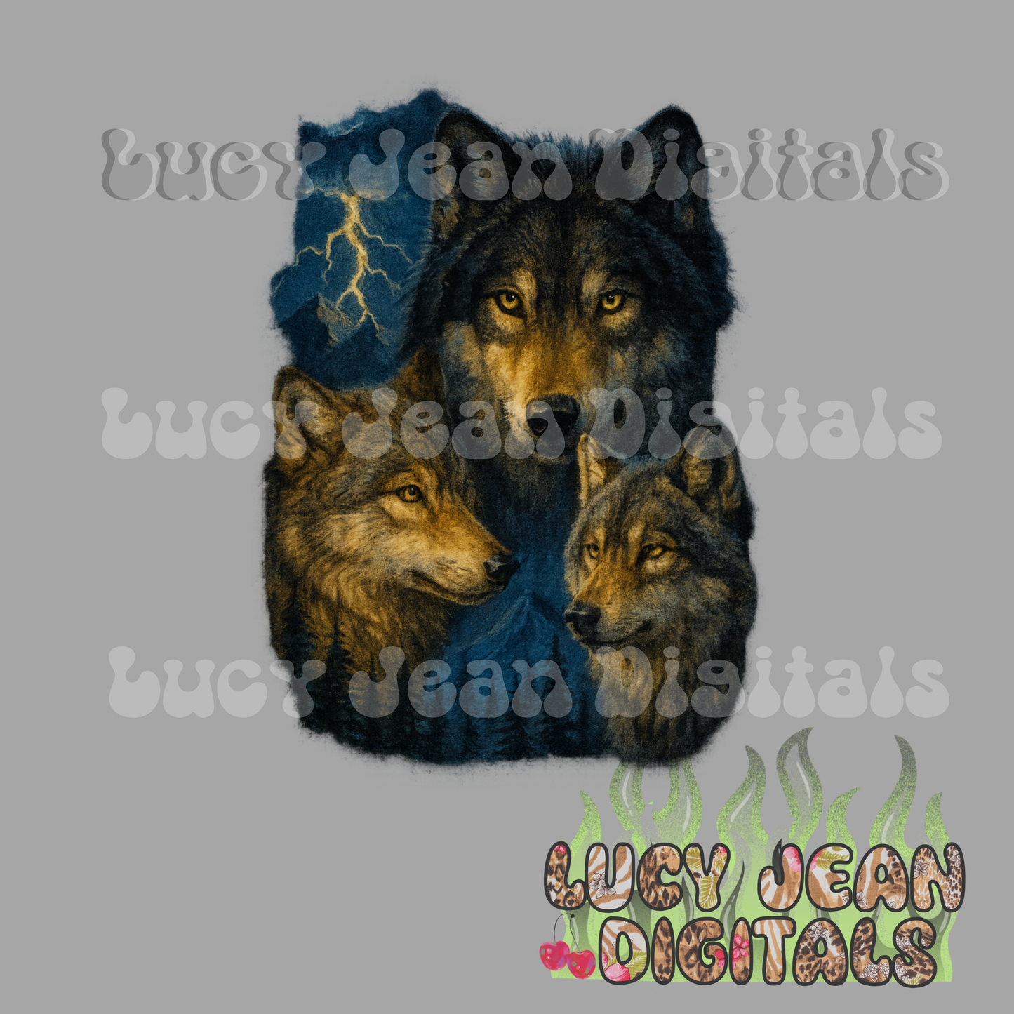 Wolves in the Night PNG