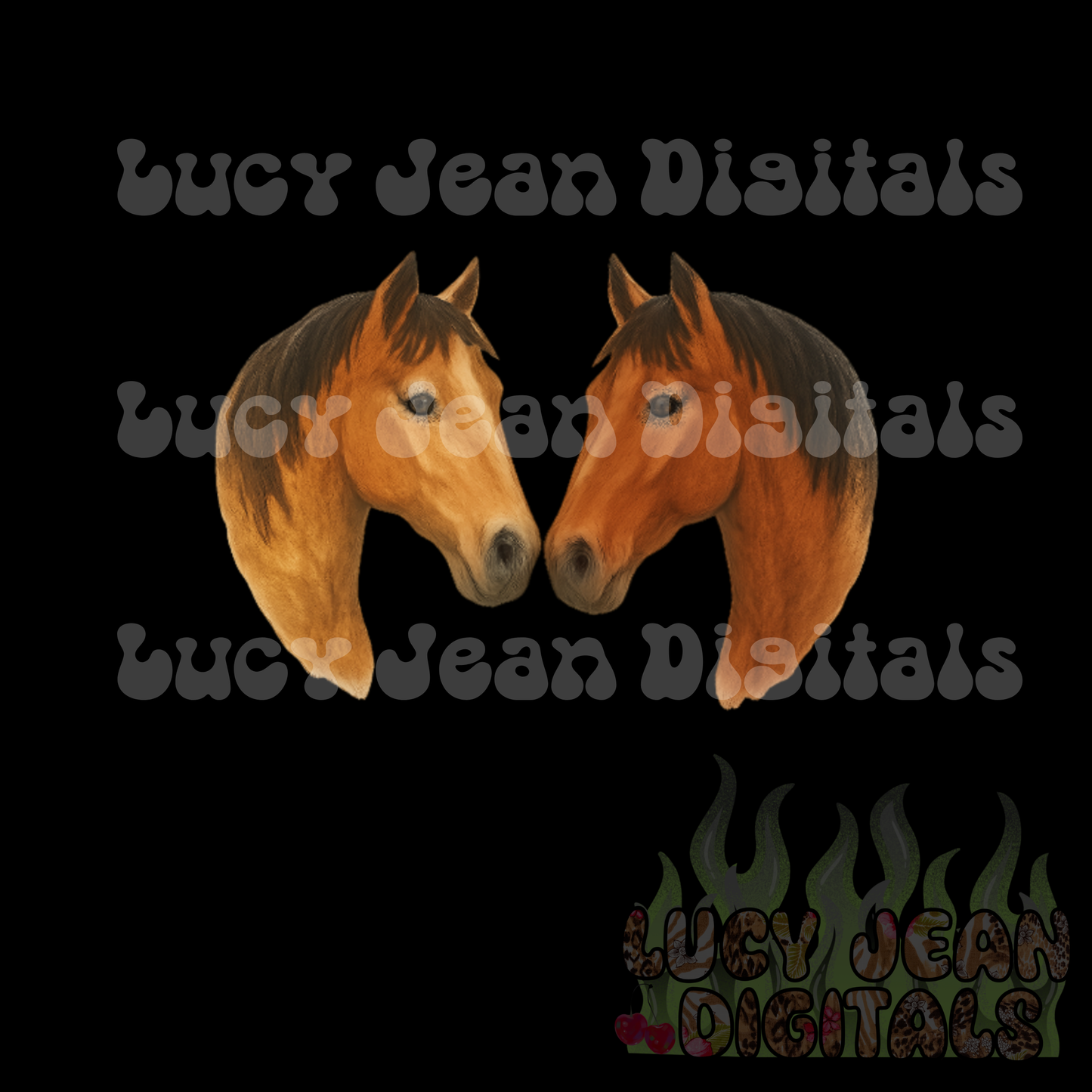Vintage Horse PNG