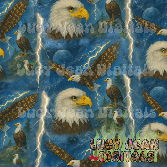 Boujee Eagle seamless file