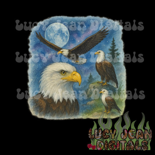 Vintage Eagle PNG