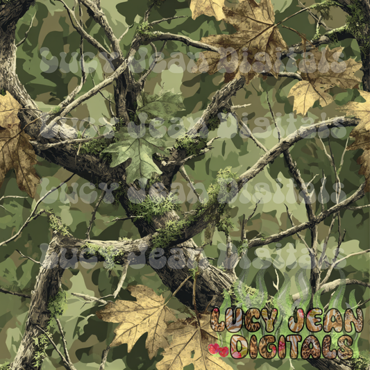 Mossy green camo seamless file