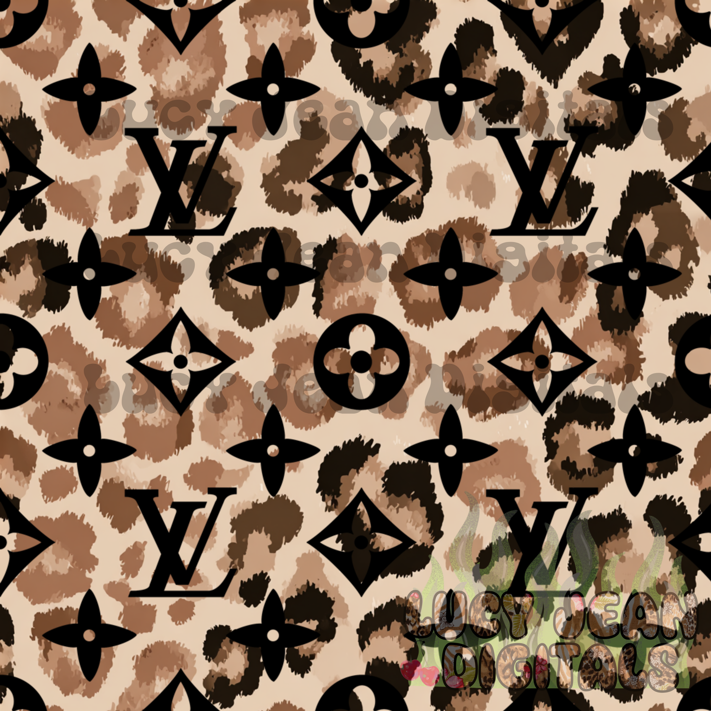 Boujee beige cheetah Seamless File- 2026