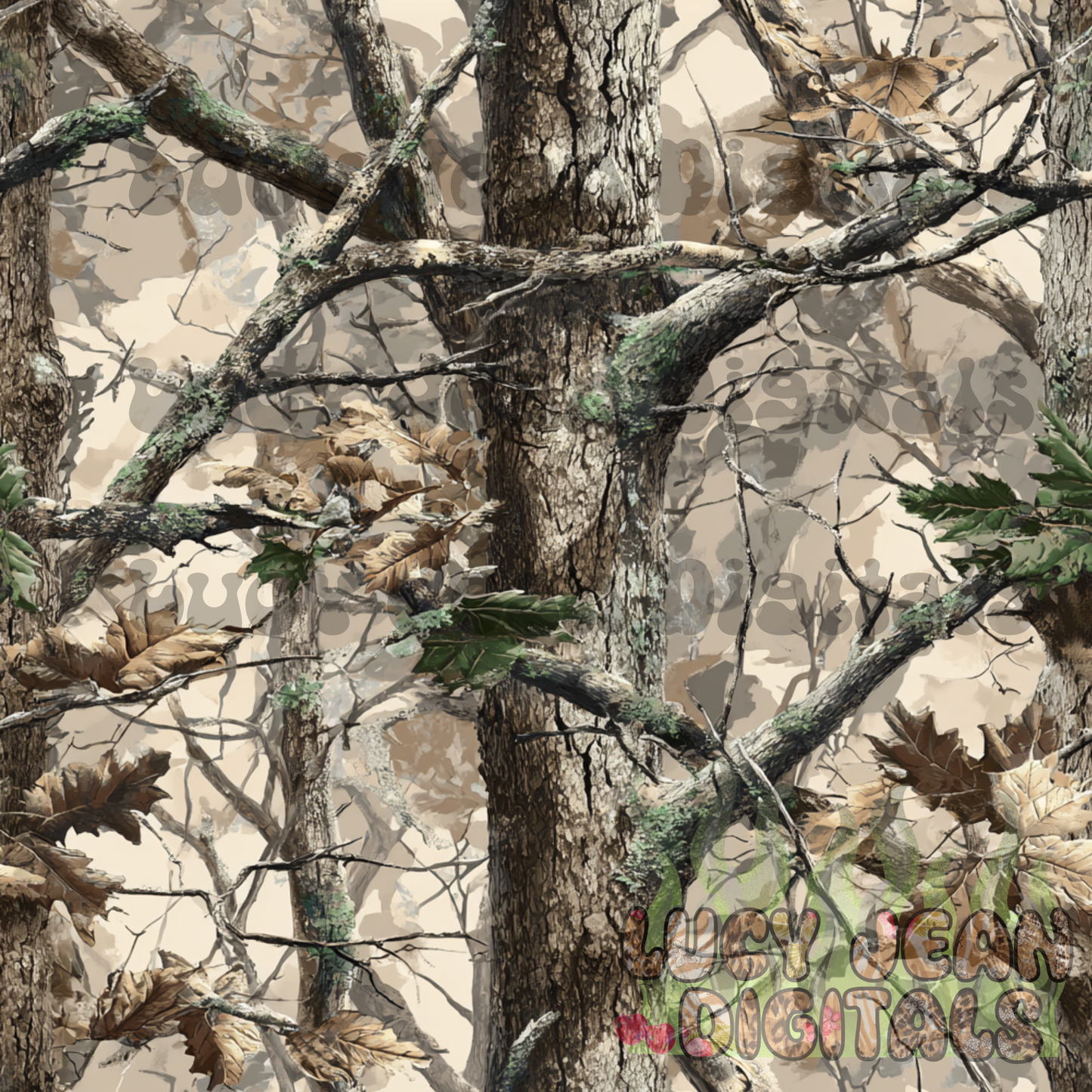 Neutrals camo Seamless File- 2026