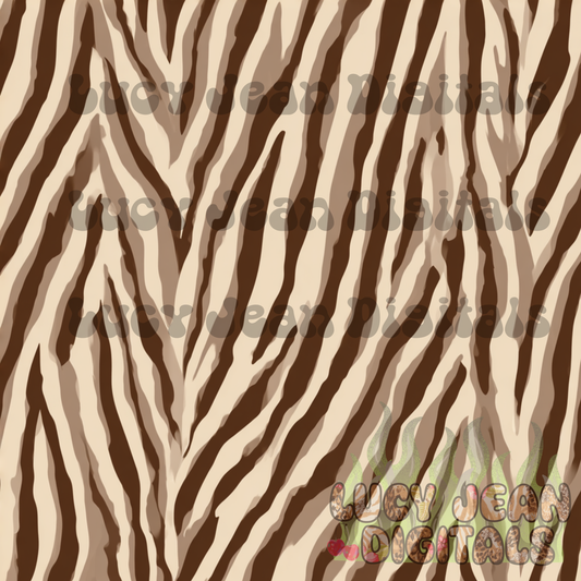 Sad beige zebra Seamless File- 2026