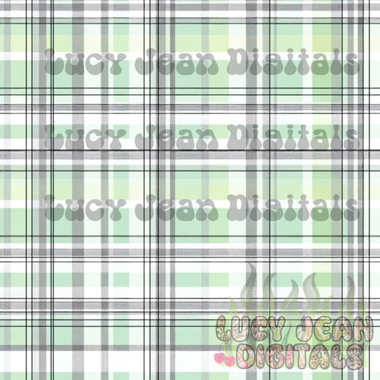 Grey/Green Plaid Seamless File- 2026