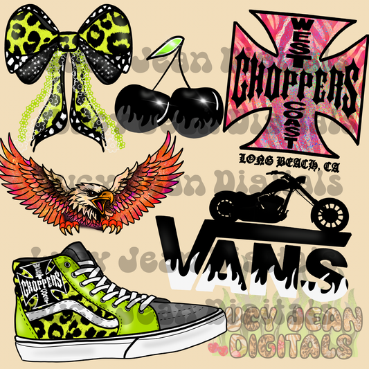 LIMITED sneaker/motorcycle clipart Bundle commercial use- NO CODES ON THESE