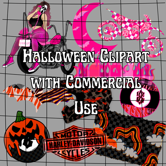 Halloween Clipart Bundle commercial use
