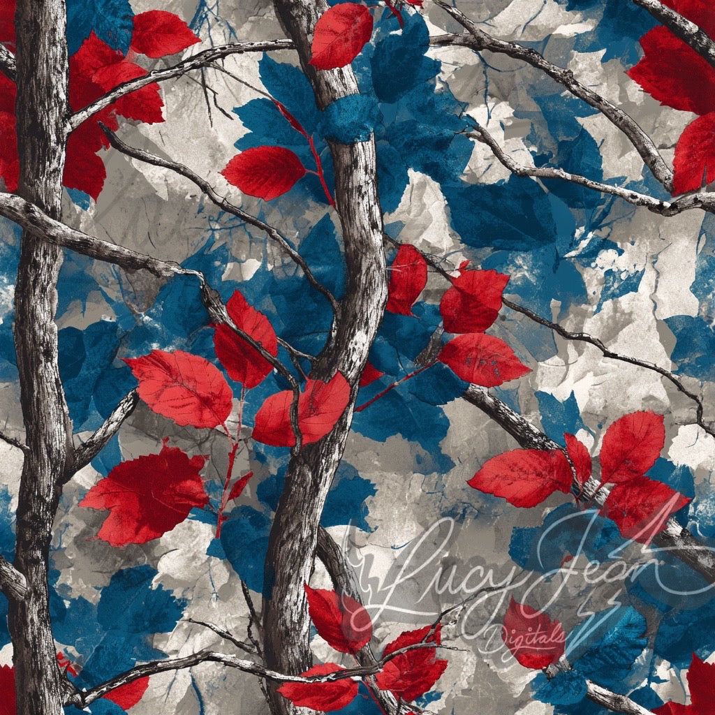 American realistic tree camo Seamless File- 2026