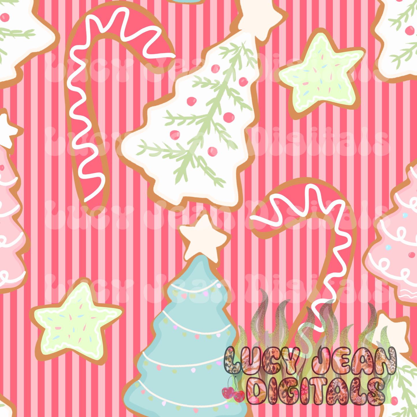 Christmas Cookies Seamless File