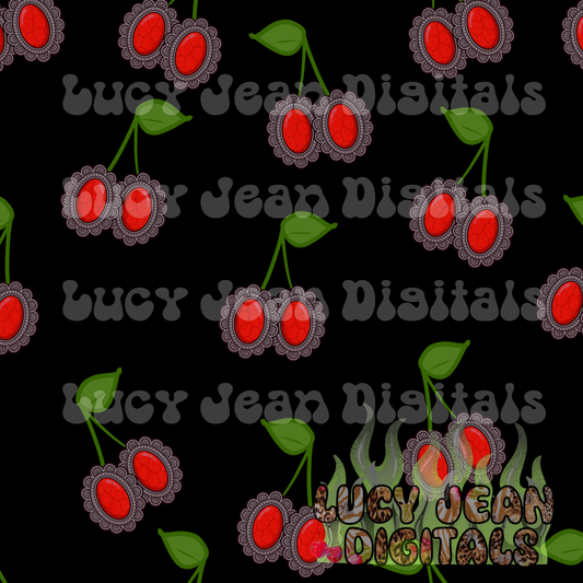 cherry Conchos Seamless File