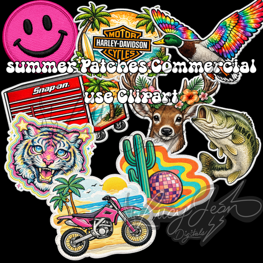 LIMITED patches commercial use clipart Bundle commercial use- NO CODES ON THESE