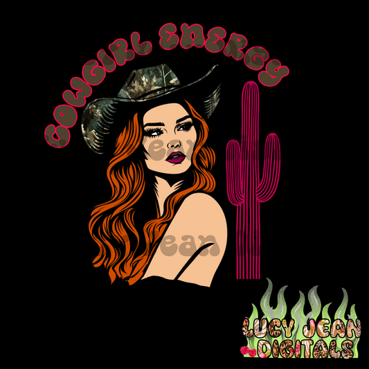 Cowgirl energy PNG