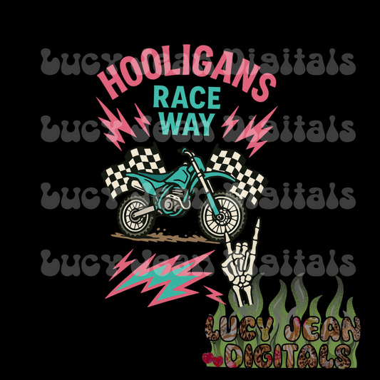 Hooligans Raceway Pink Dirtbike PNG