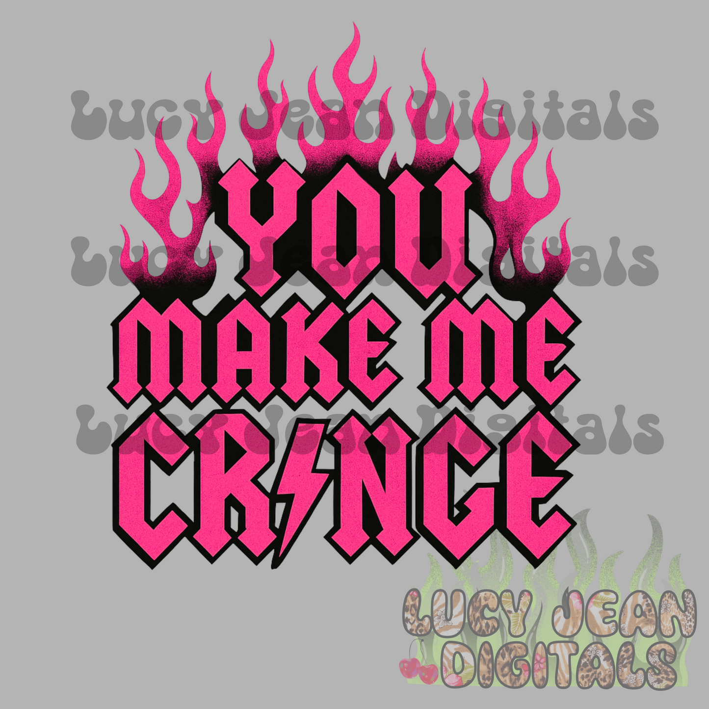Cringe pink PNG