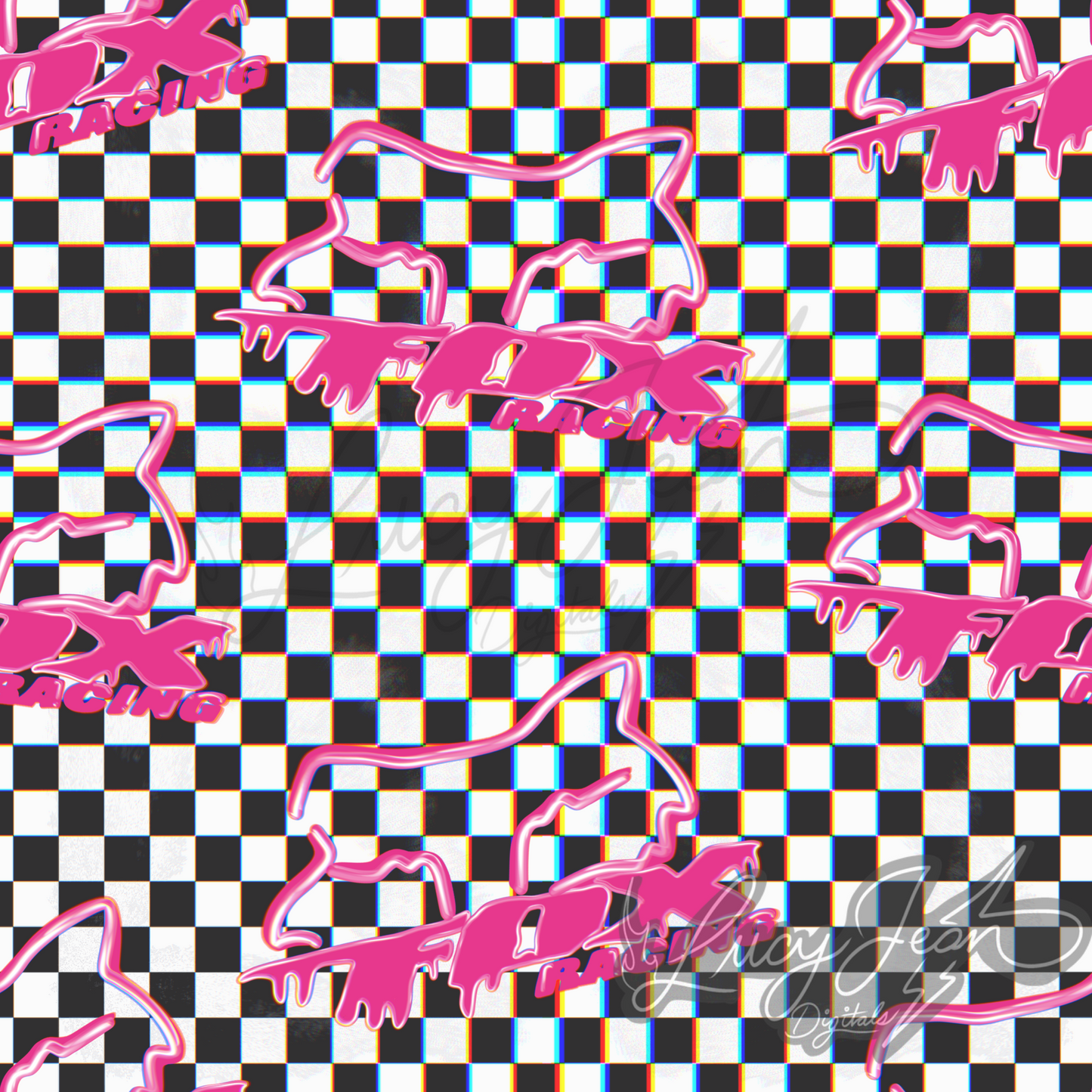 Hot pink Racing brand Seamless File-2026