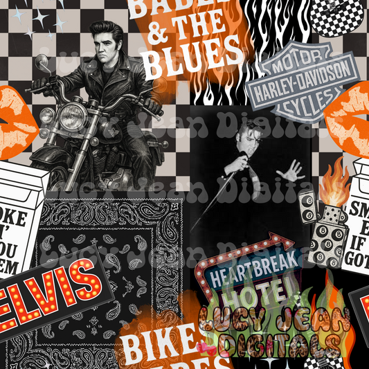 *LIMITED* The King Collage Seamless File