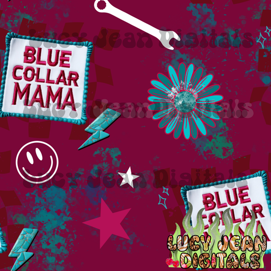 Mothers Day Blue Collar png & file