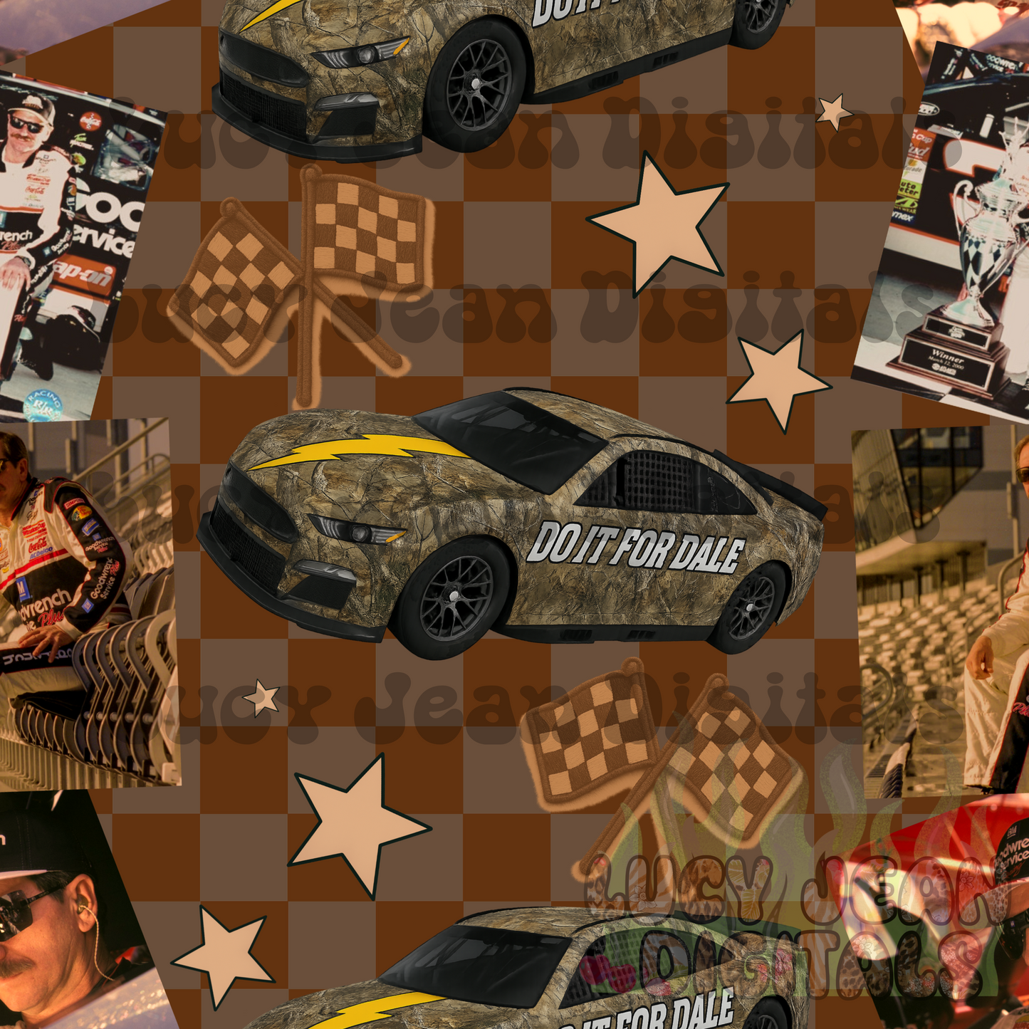 Dale Camo Race car seamless file