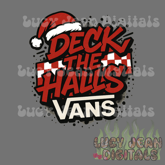 Deck the halls Sneakers PNG
