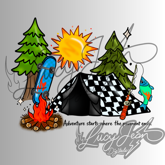 Adventure camping PNG- 2026