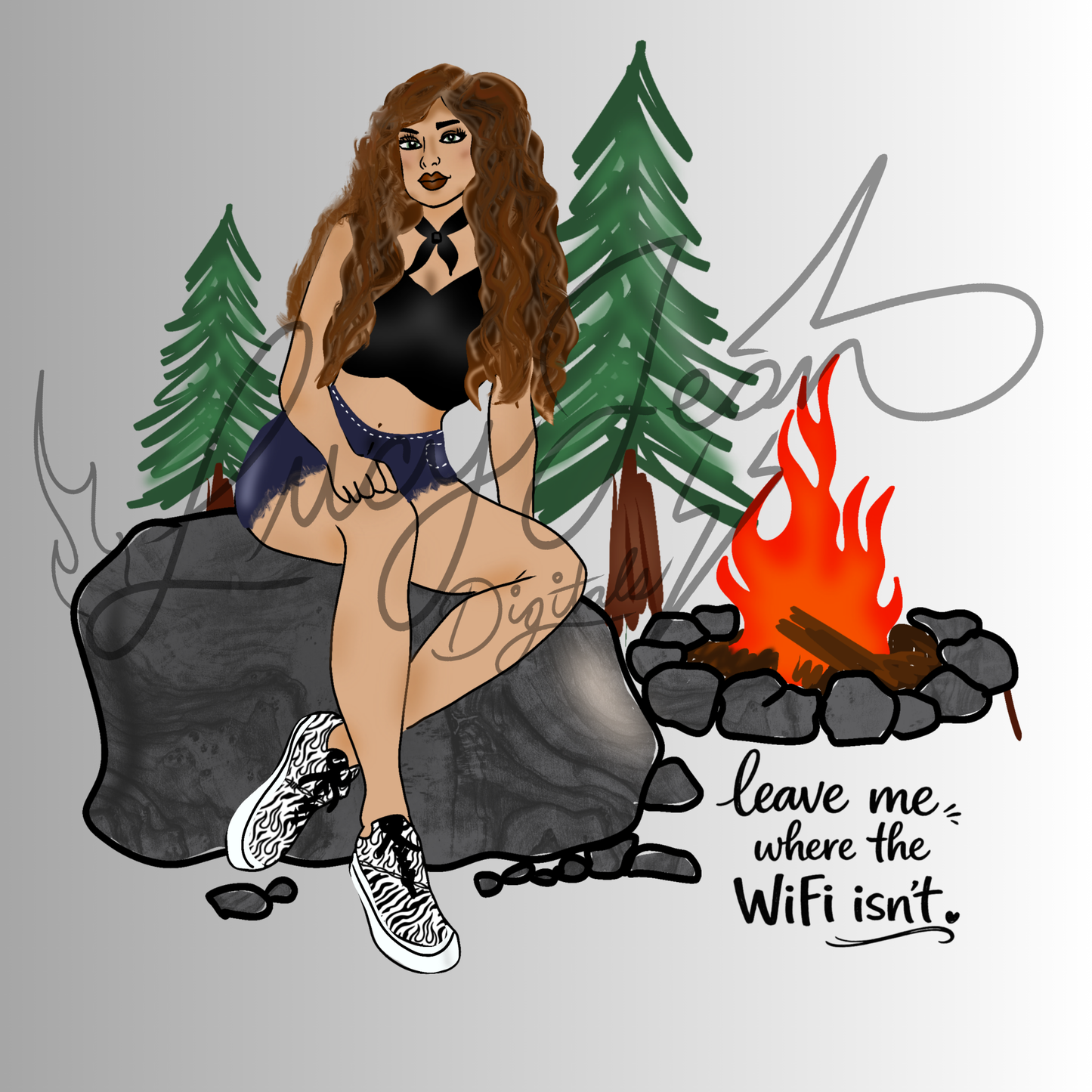 Campfire Girl PNG- 2026