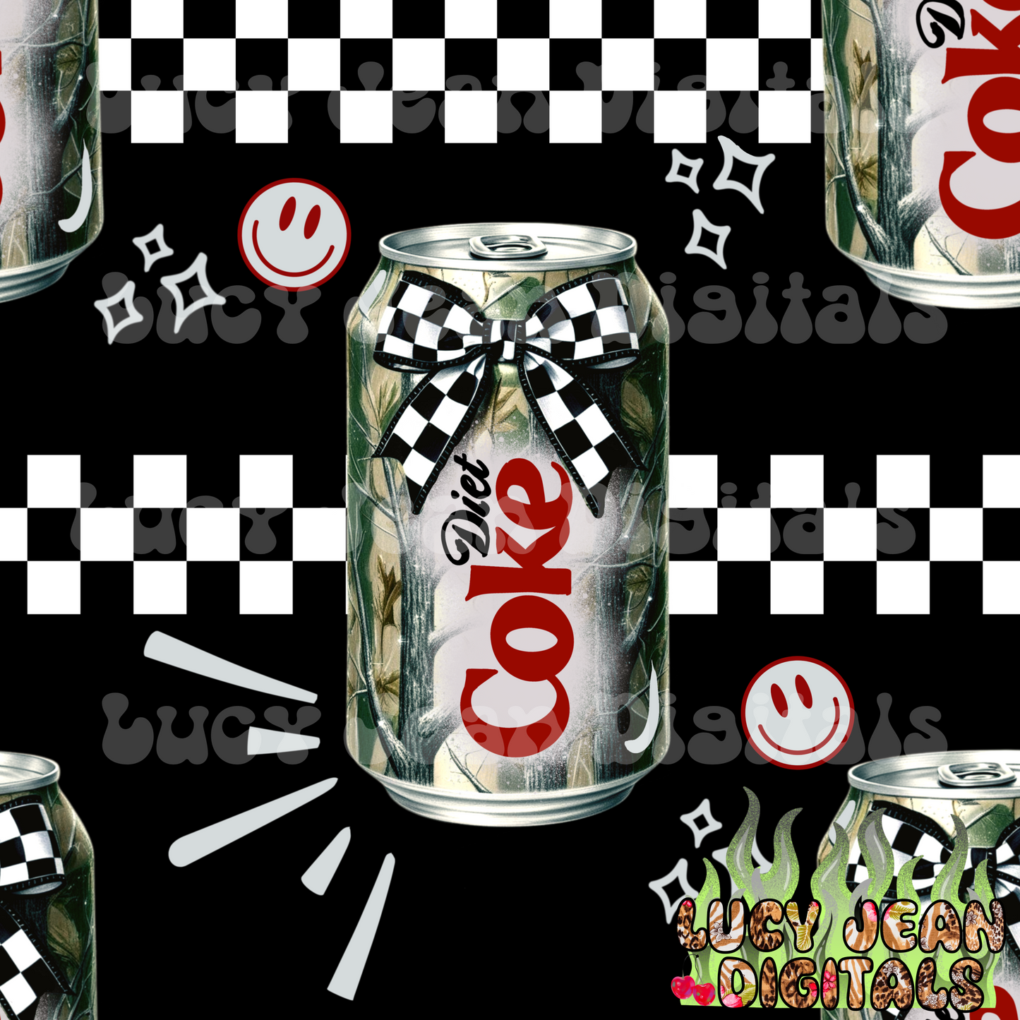 Diet Soda camo Seamless File