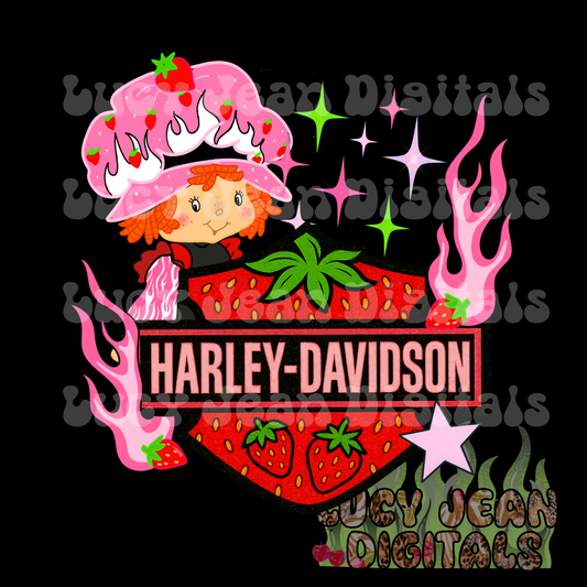 Strawberry Moto HD Mash up PNG