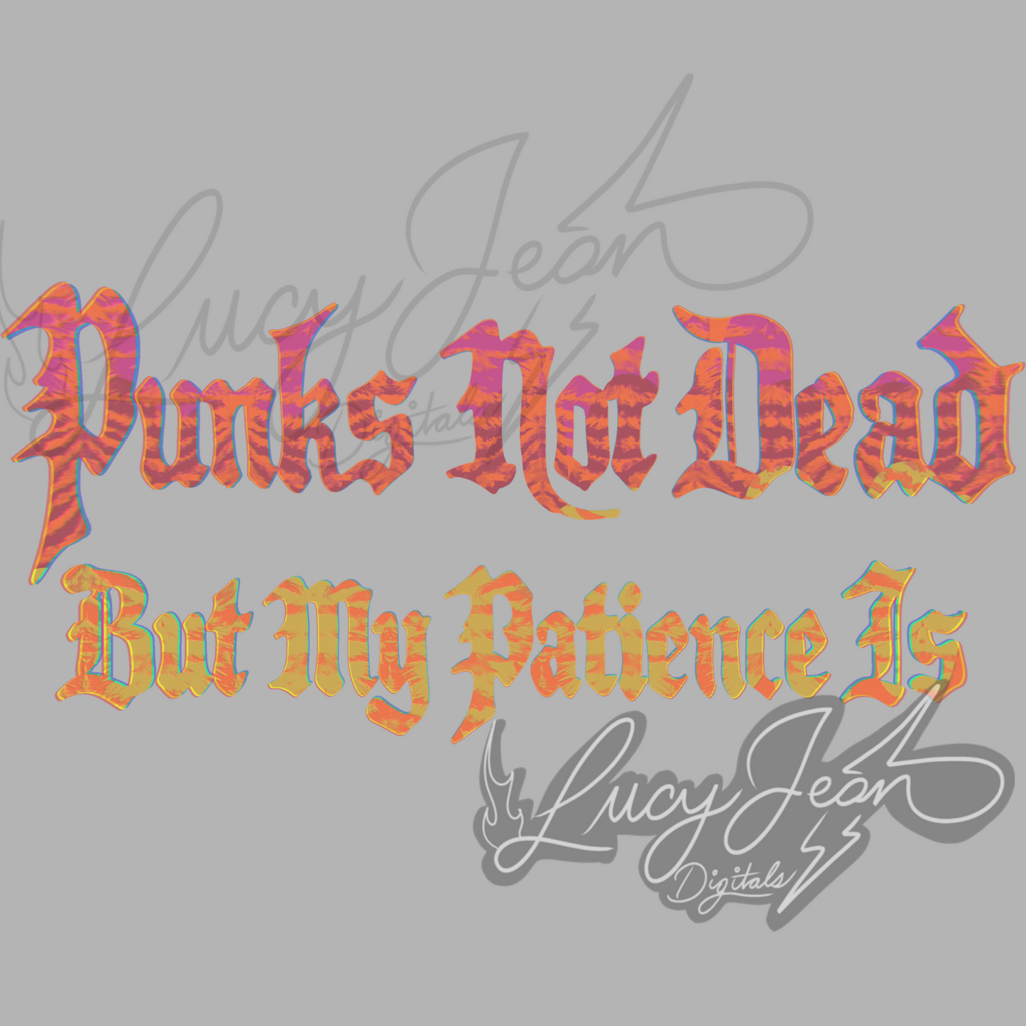 LIMITED COLLAB LJD X SLS X JCD PUNKS NOT DEAD PNG