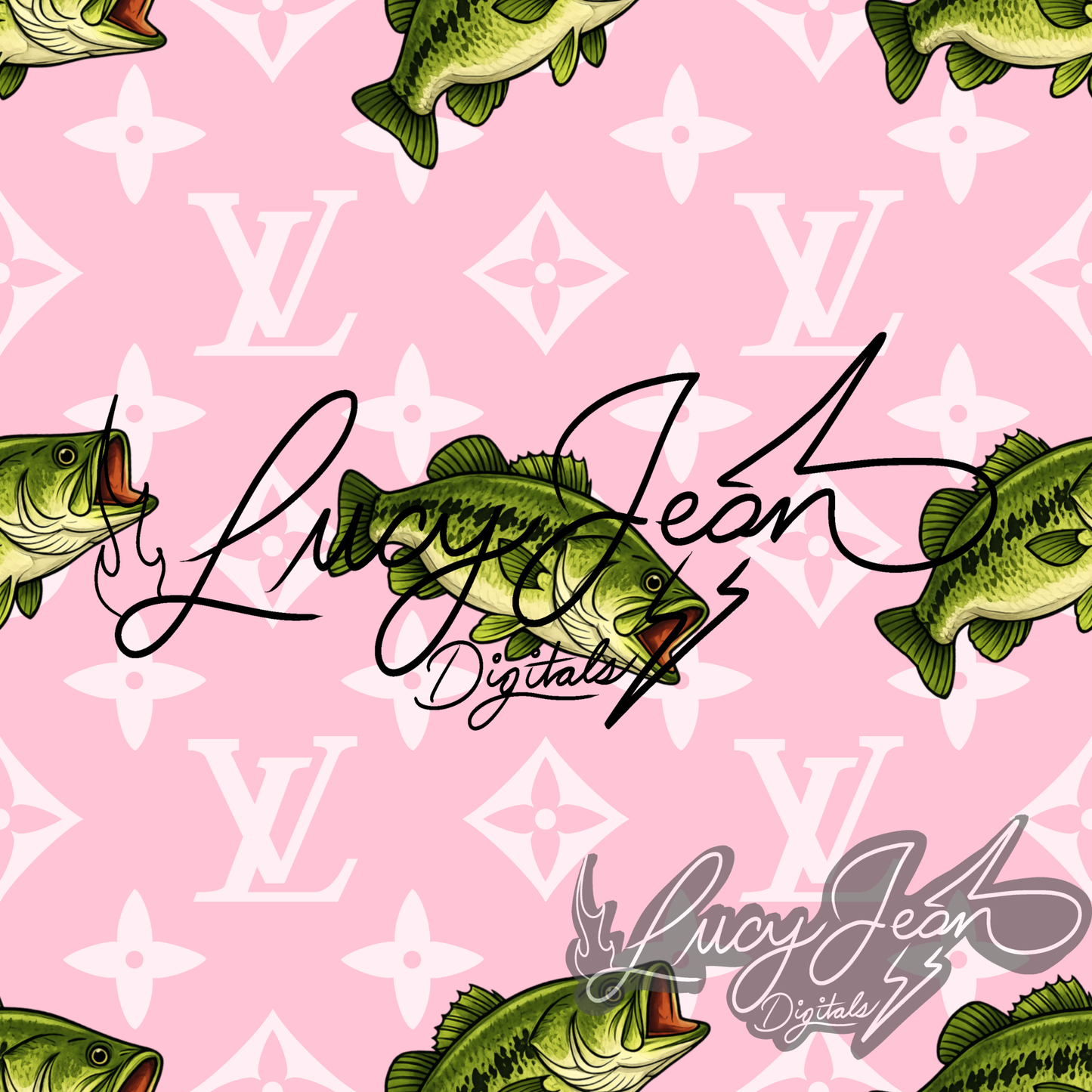 Pink Boujee Bass Seamless File- 2026