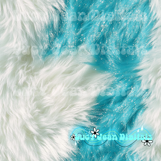 Light Turquoise Faux Fur Seamless file