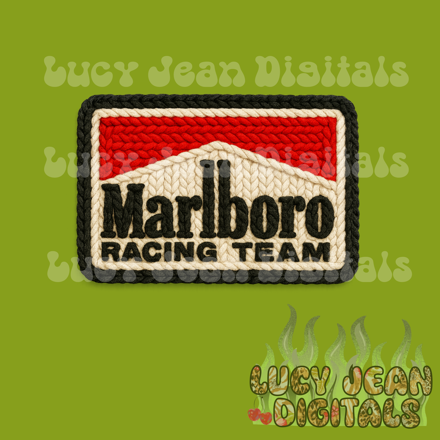 Cigarettes racing crochet PNG