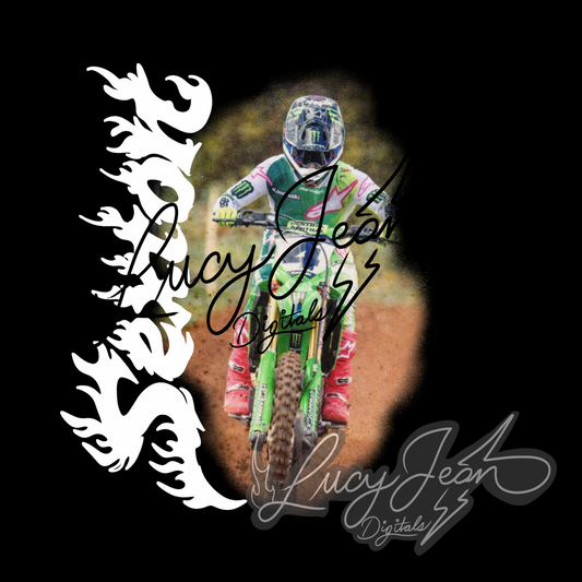#4 dirt bike rider png (two colorways included)- 2026