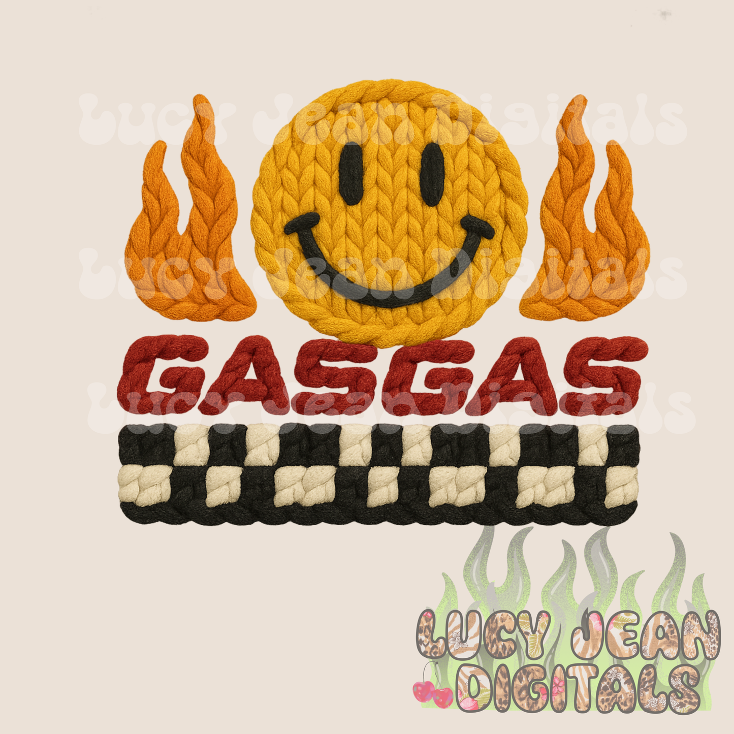 GG dirtbike crochet PNG