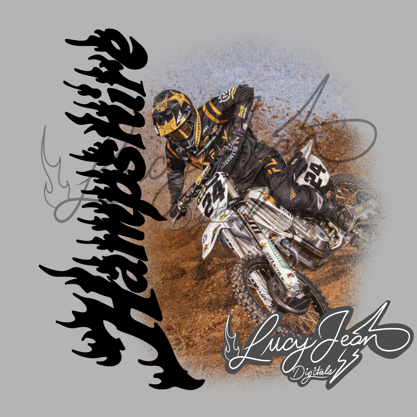 #24 dirt bike rider png (two colorways included)- 2026