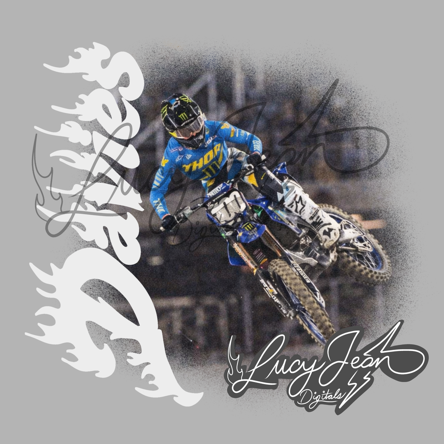 #100 dirt bike rider png (two colorways included)- 2026